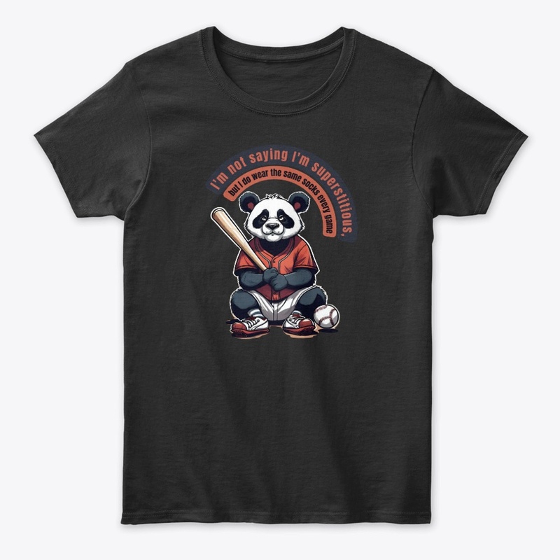 Cute Panda Baseball Player T-Shirts!