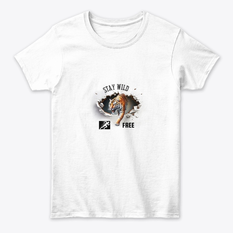 Men's Stay Wild T-Shirt Design 