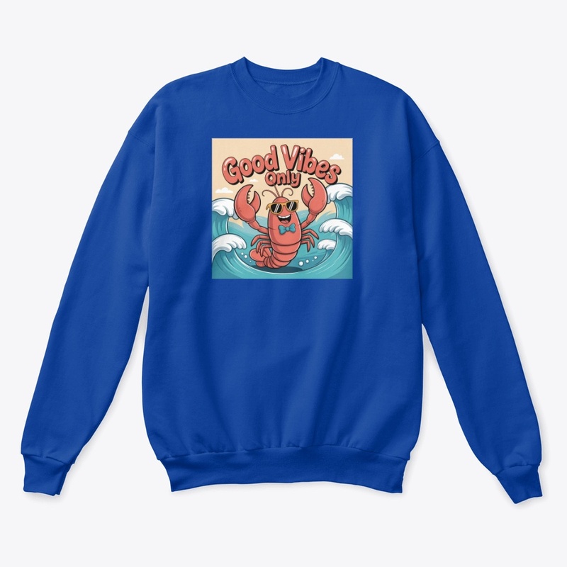 Happy Lobster TShirt Design