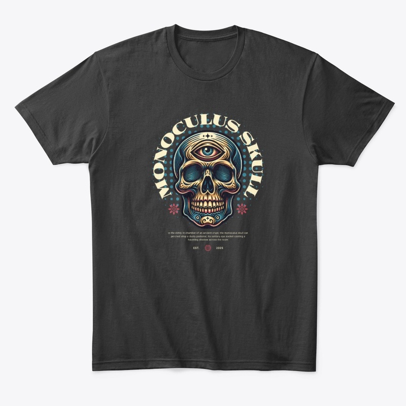 Monoculus Skull Creepy Eyeball Halloween