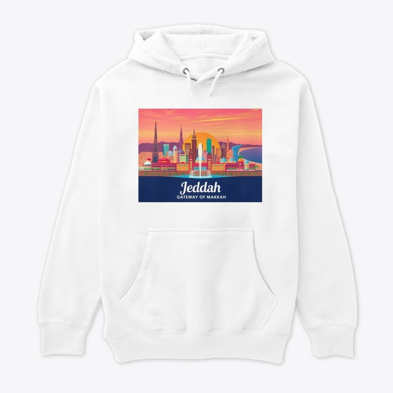 Jeddah Red Sea Bride Skyline Art