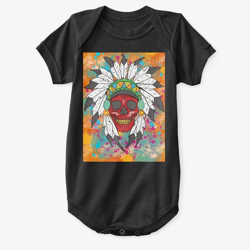 Cree Native Tribal Skull
