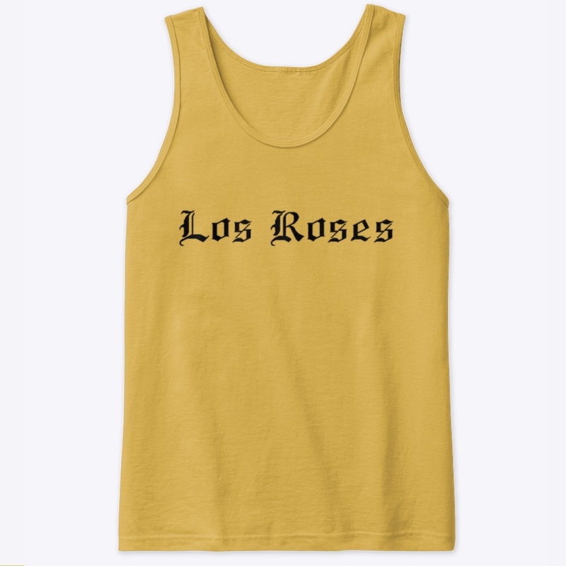 Los Roses black logo Tanks