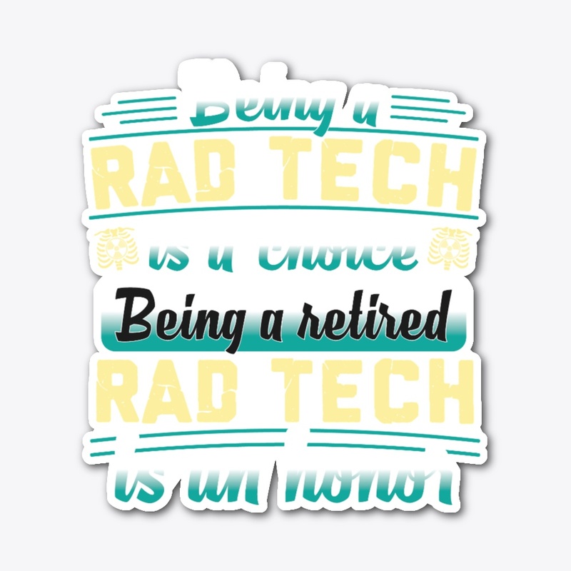 Proud Retired RAD Tech Hoodie