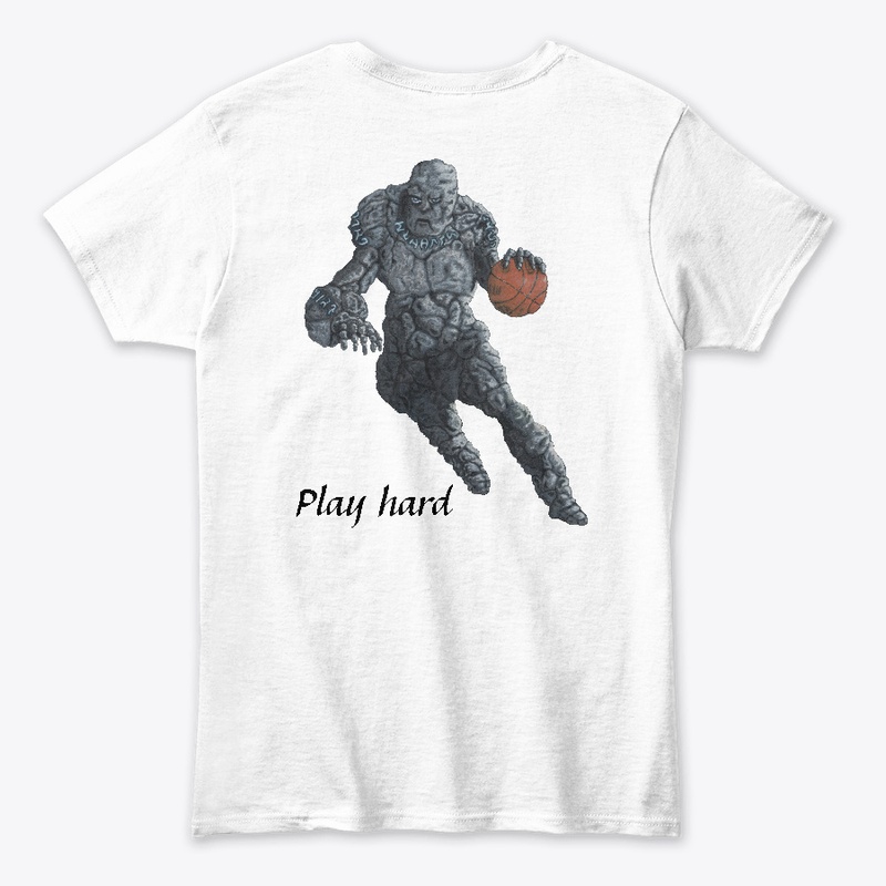 Stone Golem Basketball Double Sided Tee