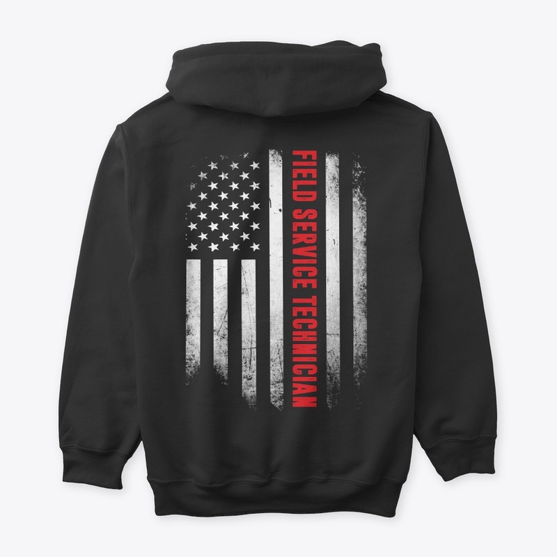 Field Service Technician US Flag Shirt