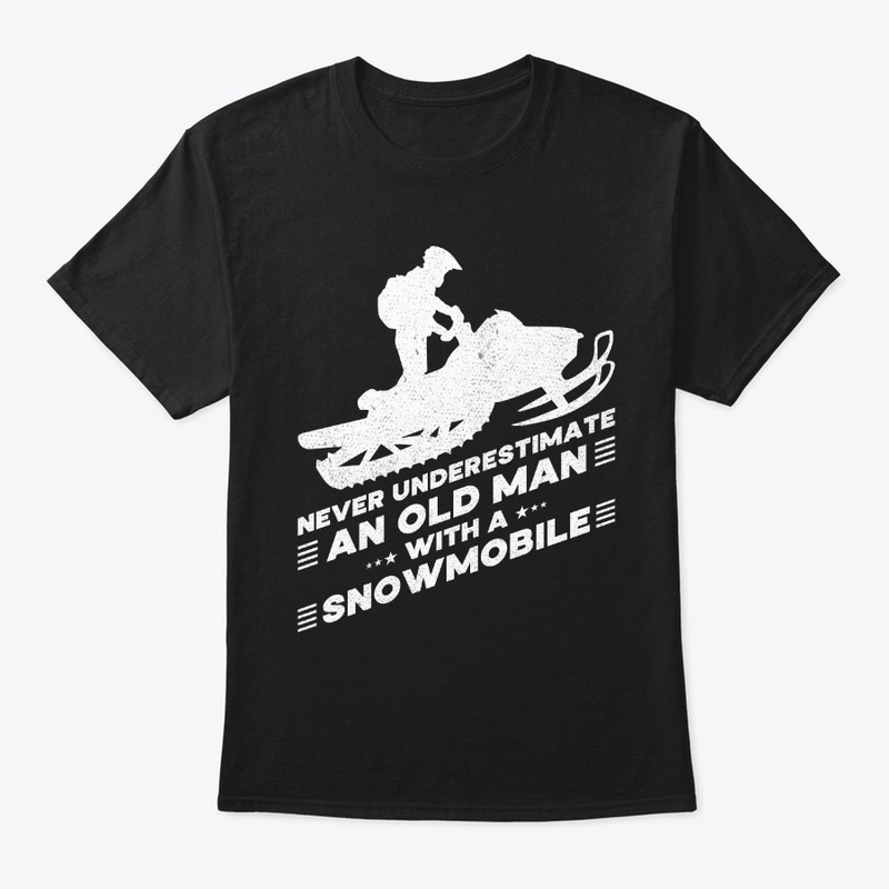 Old Man With A Snowmobile - Snowmobiling