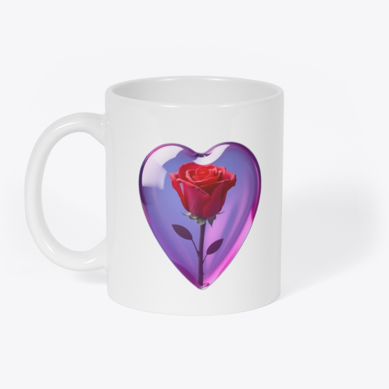 Love in a Heart Mug