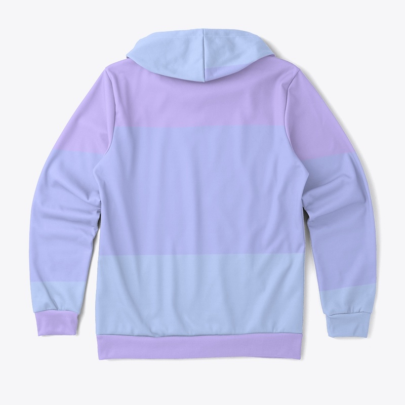 Lavender tricolor gradient  hoodie