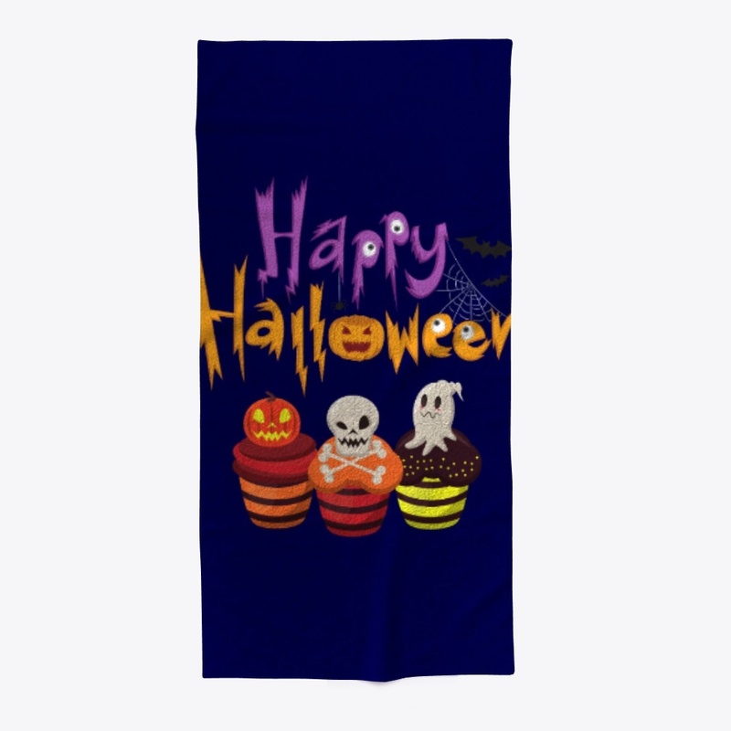 Happy Halloween Cute Spooky Cupcakes