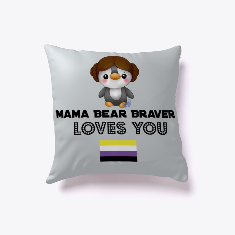 Nonbinary Pride Pillow