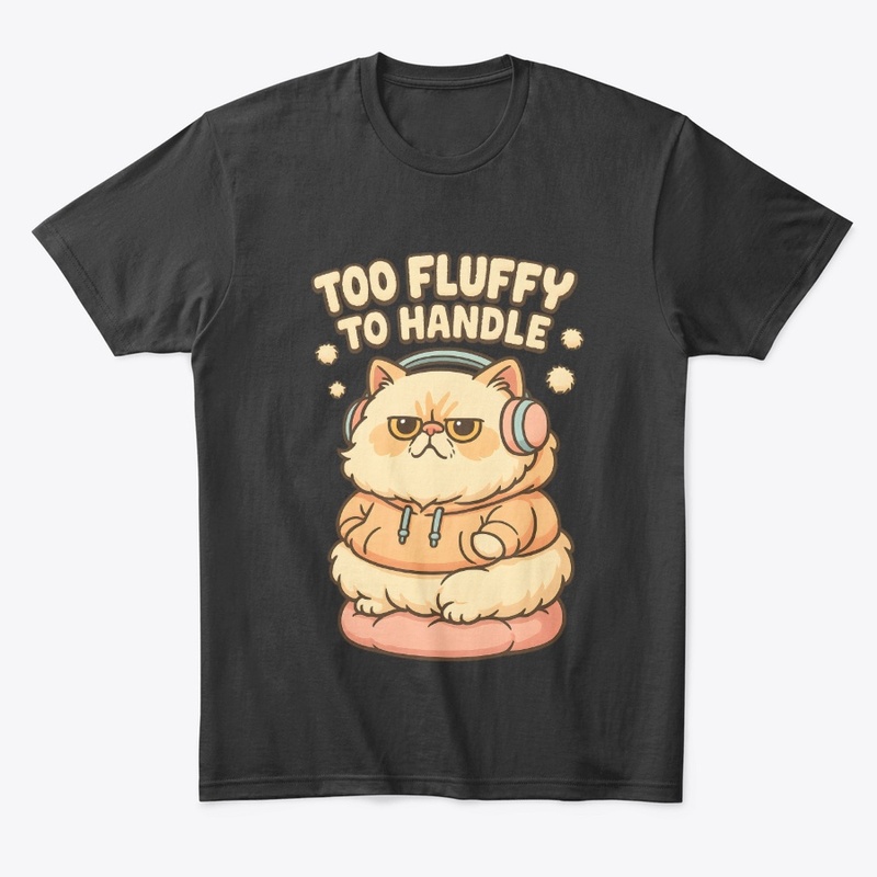 Exotic Shorthair Cat Too Fluffy