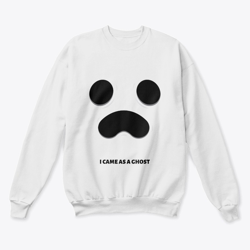 I came as a ghost halloween design