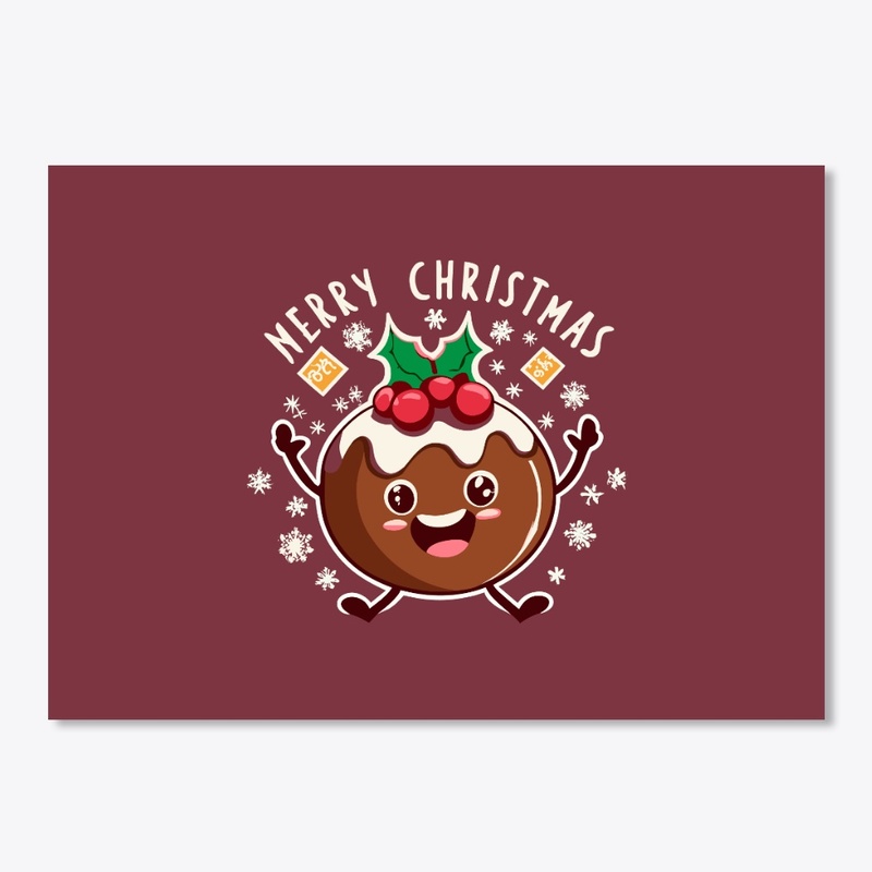Merry Christmas Pudding lover t-shirt