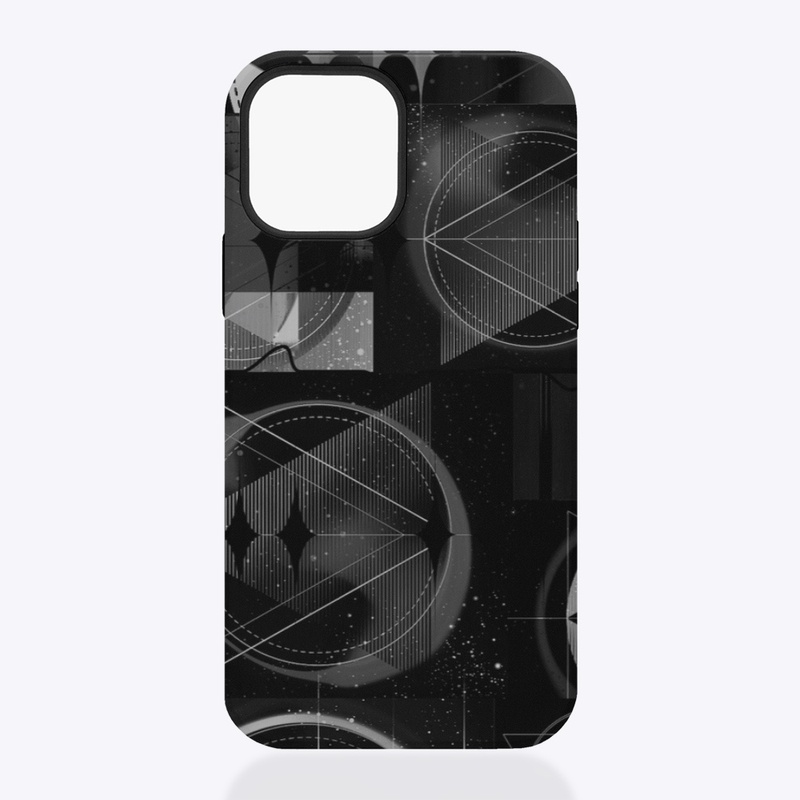 Black Geometric Design 