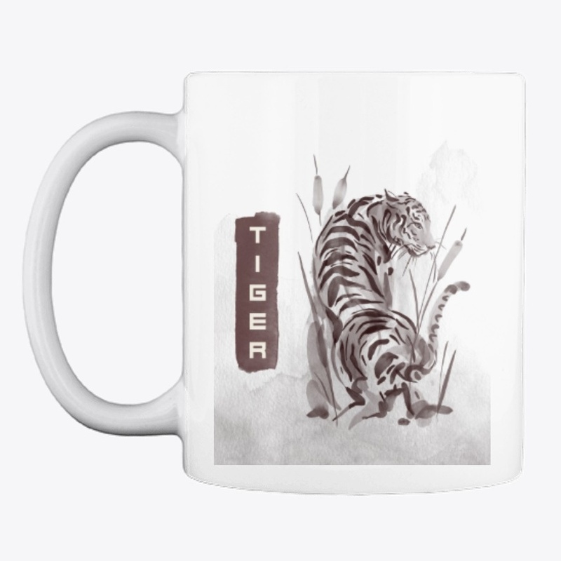 Watercolor Tiger Design