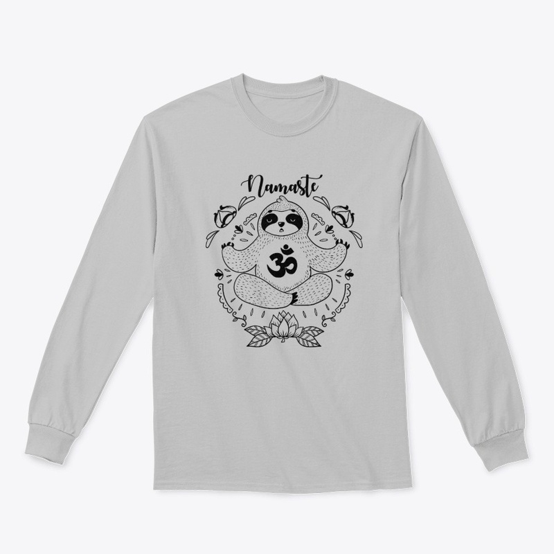 Namaste Meditating Sloth
