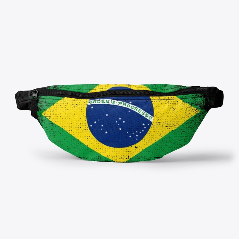 Distressed Flag of Brazil