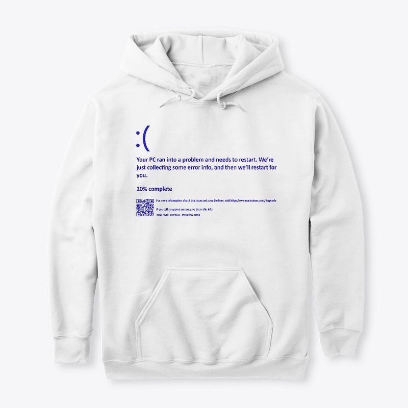 BSOD Rickroll QR Design Gray