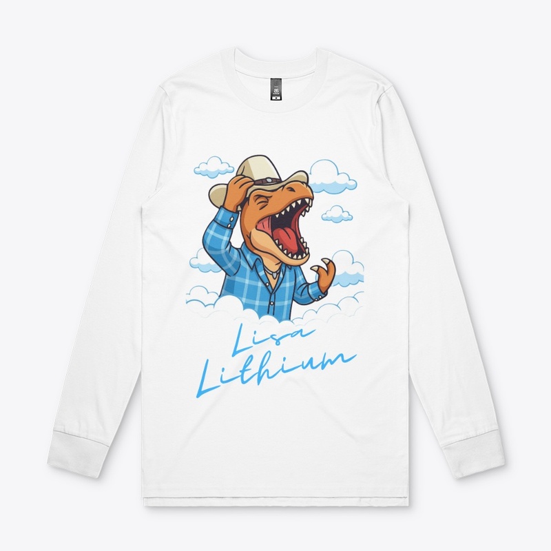 Screaming Dino Long Sleeve Tee