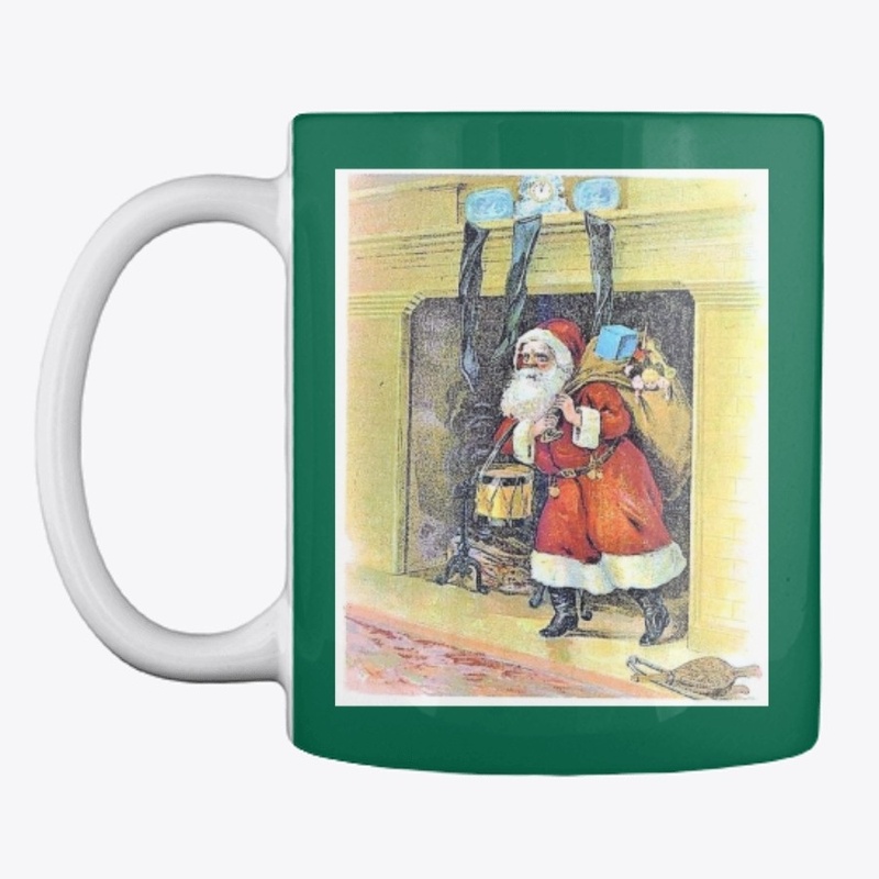 Vintage Santa, arriving