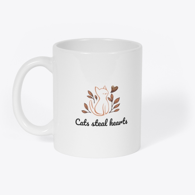 cats steal hearts design