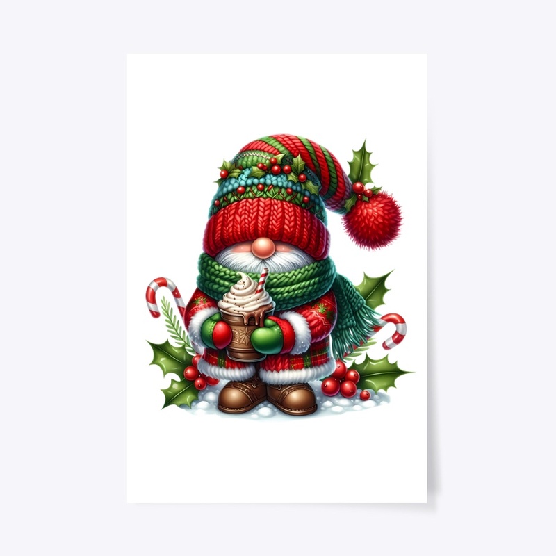 Cookie-Loving Cozy Gnome