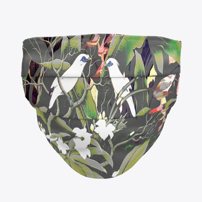 The Two Love Birds Face Mask