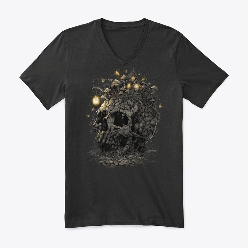 Ancient Skull Mushroom House