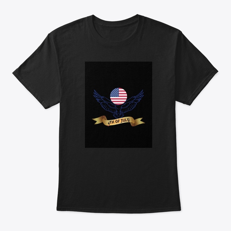Best Black 4th of july USA  Tshirt