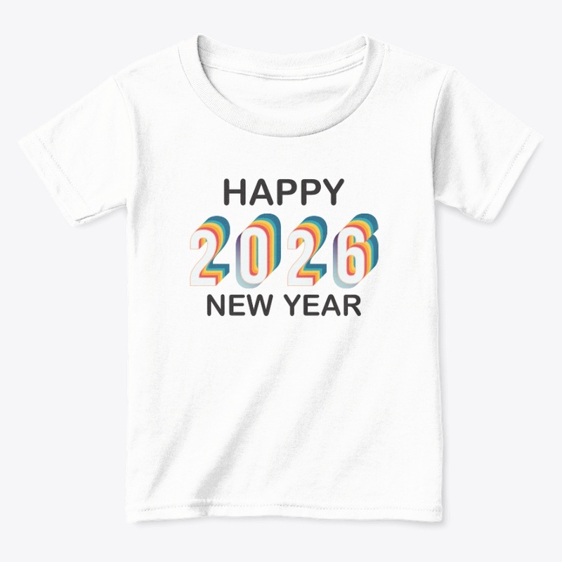 Happy 2026 new year design