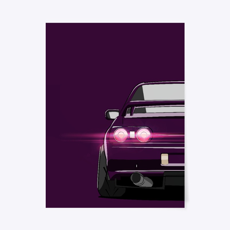 Purple JDM R32 Skyline