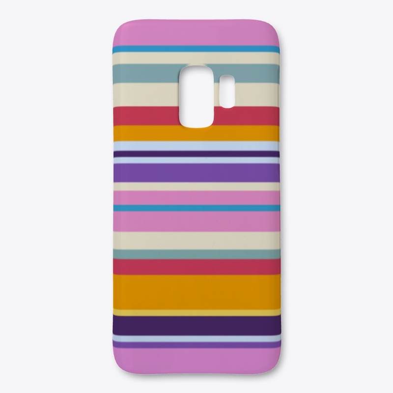 Pink Purple Colored Abstract Stripes