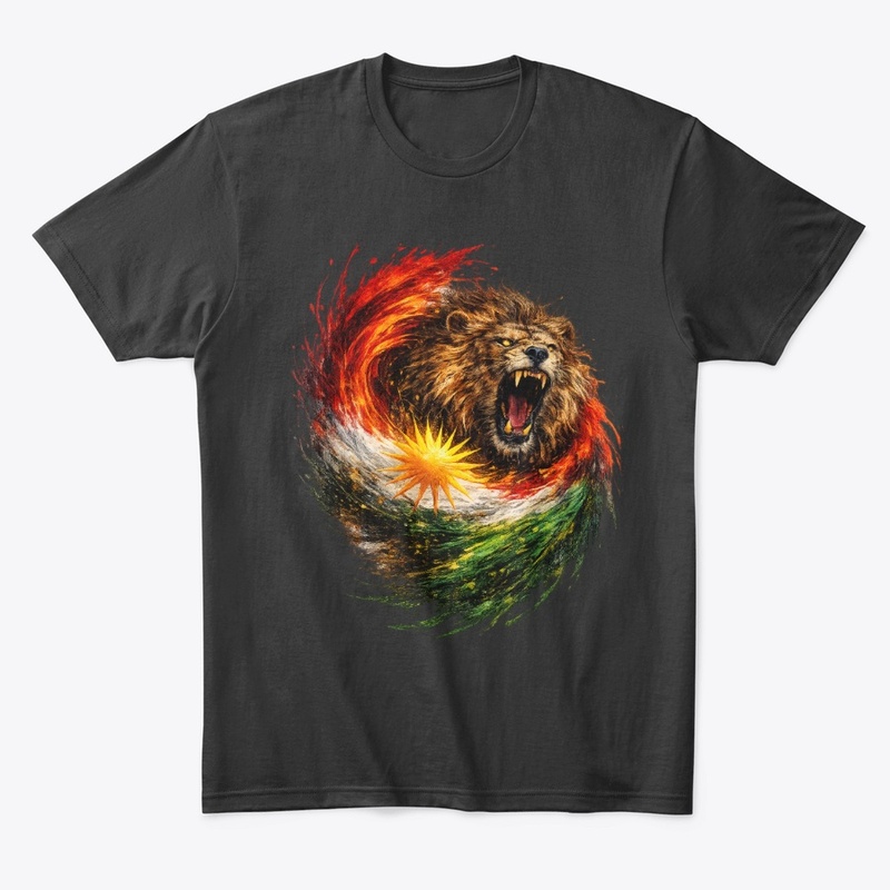 Roar of Kurdistan: Artistic Lion Design
