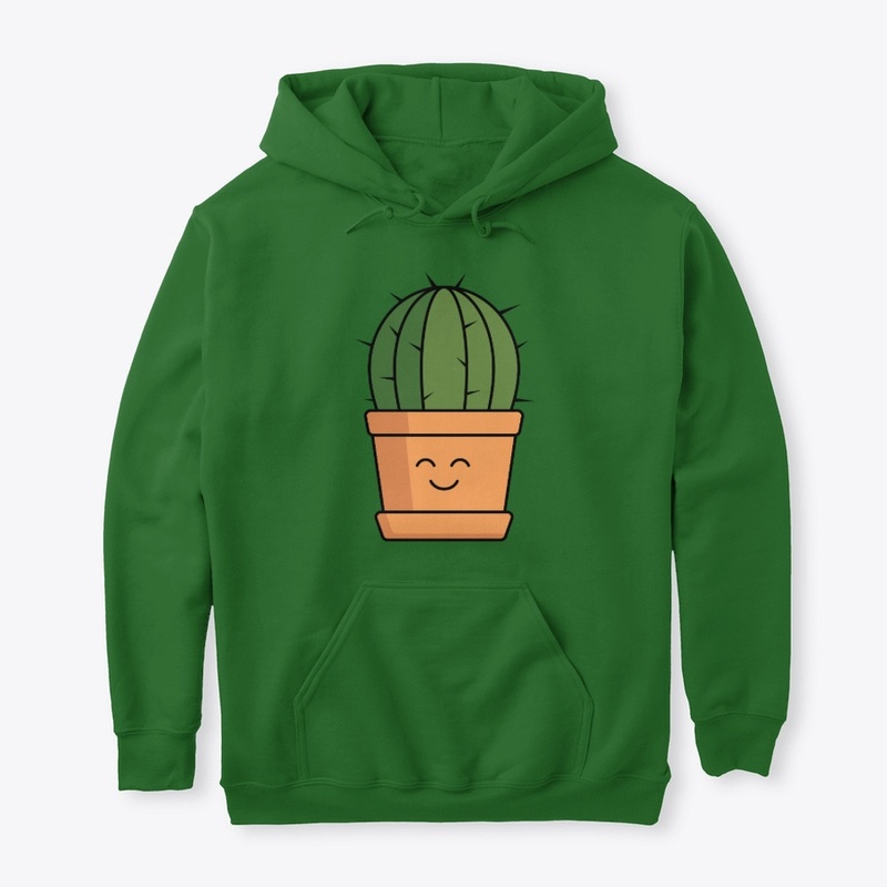 I'm sharp, but cute - smiling cactus