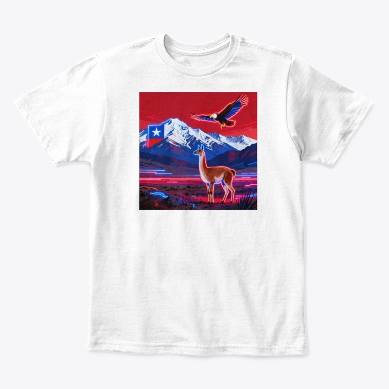 Neon Chile Condor & Guanaco Andes