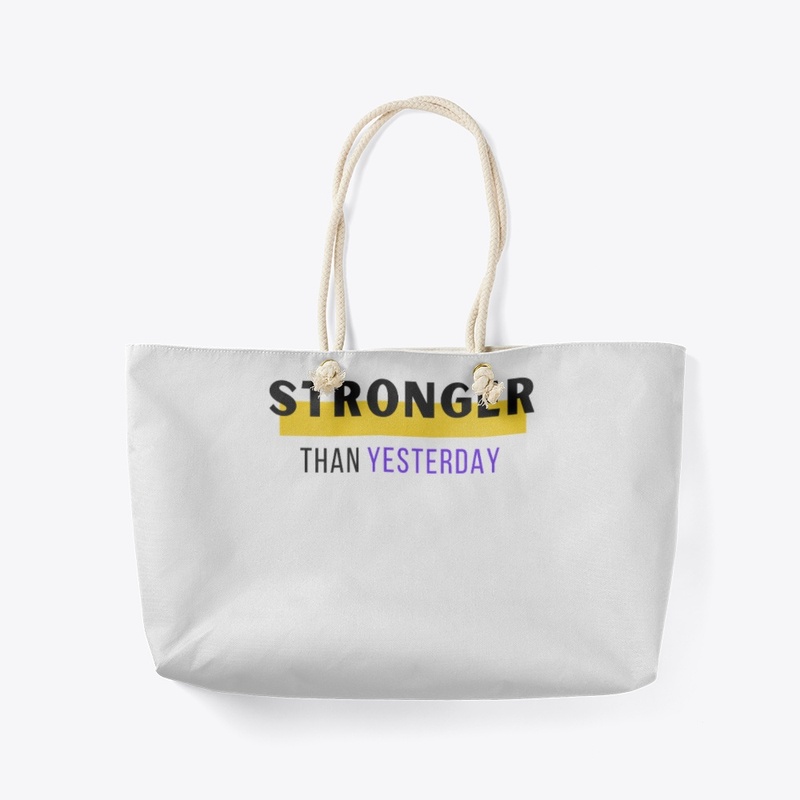 STRONGER THAN YESTERDAY T SHIRT