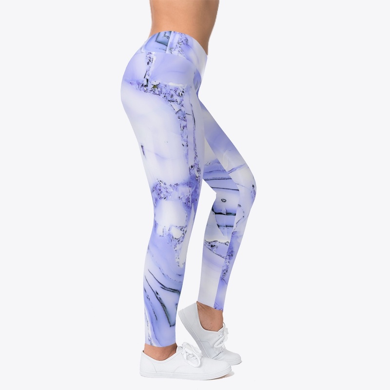 Purple Marble Leggings