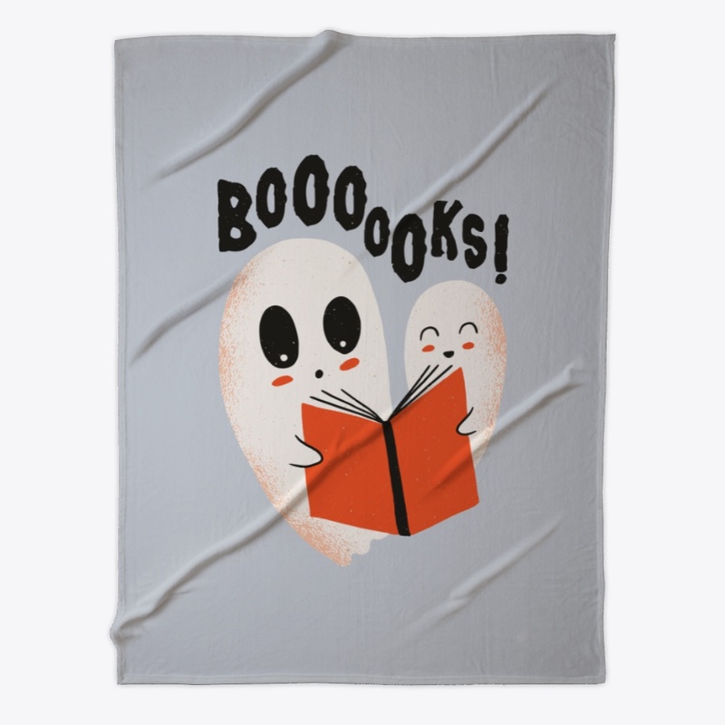 Ghosts Boo Reading a Book
