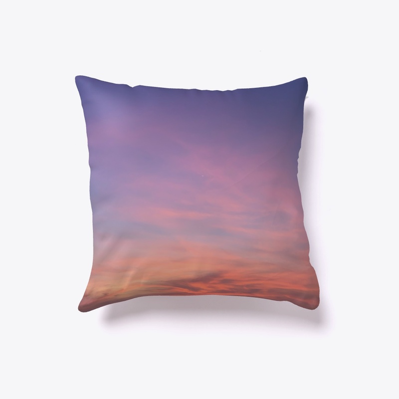 Gradient of the sunset sky