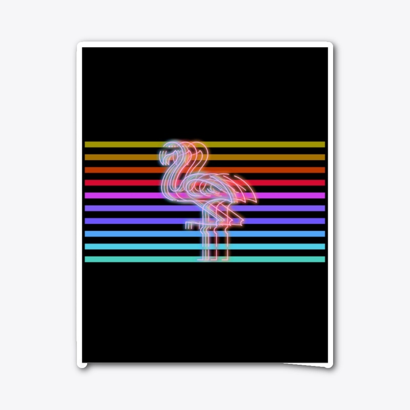 Neon Flamingo