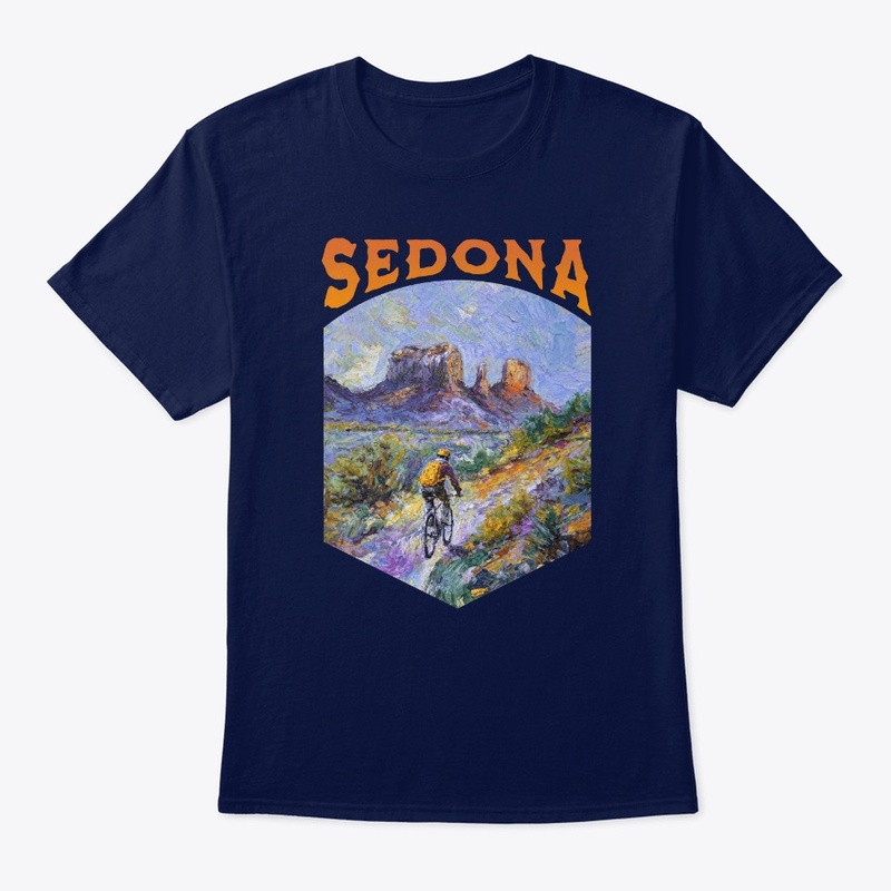 Sedona Mountain Biking Artwork