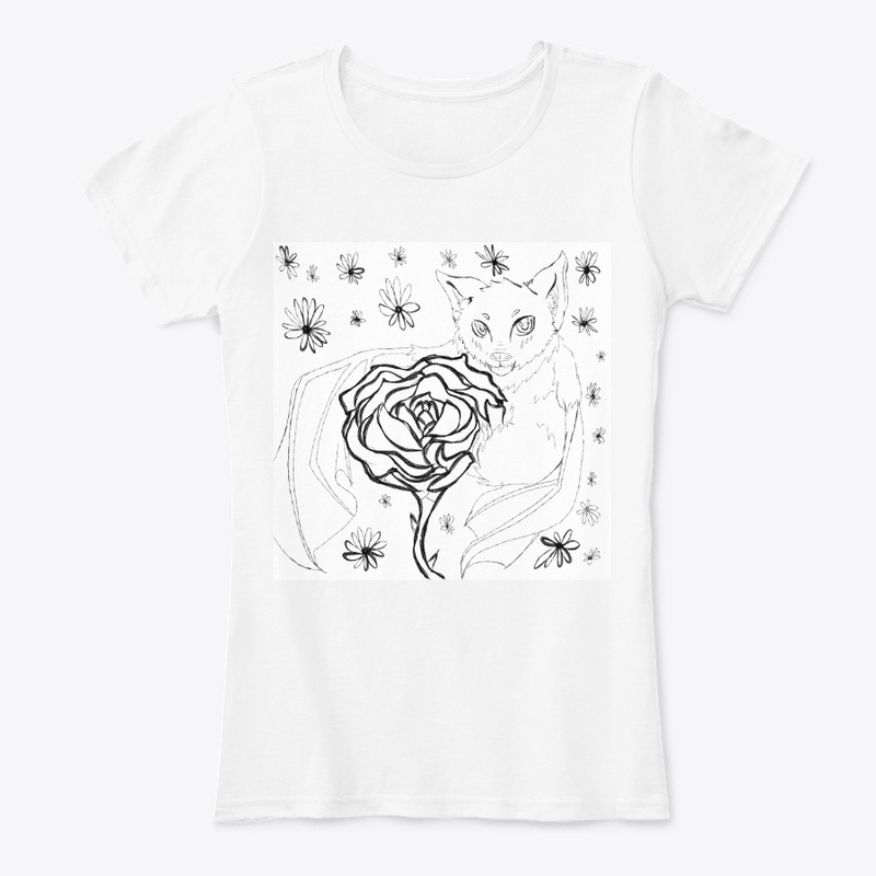 Blue Rose Bat lineart