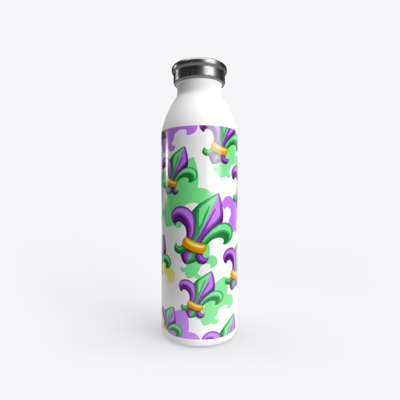 Mardi Gras Fleur-de-lis Parade Drinkware