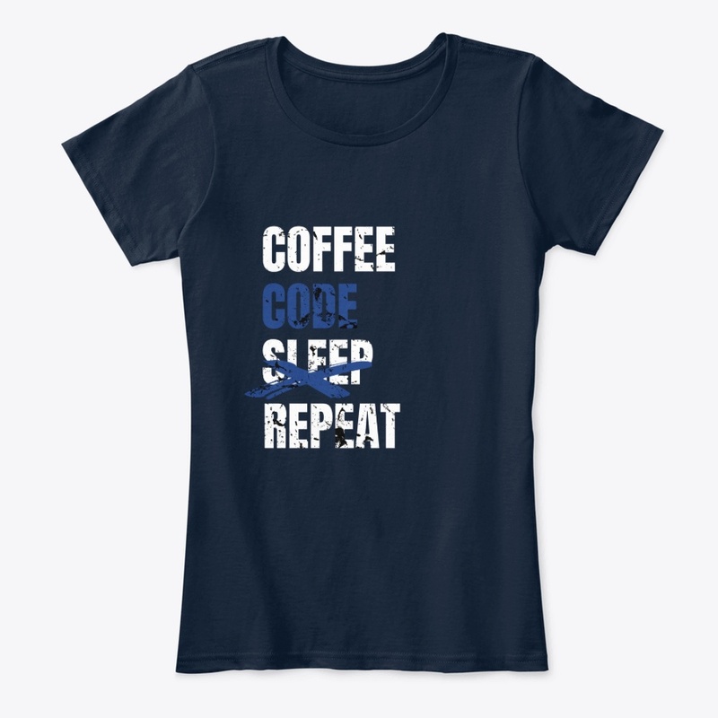 Coffee Code Sleep Repeat Design Gift