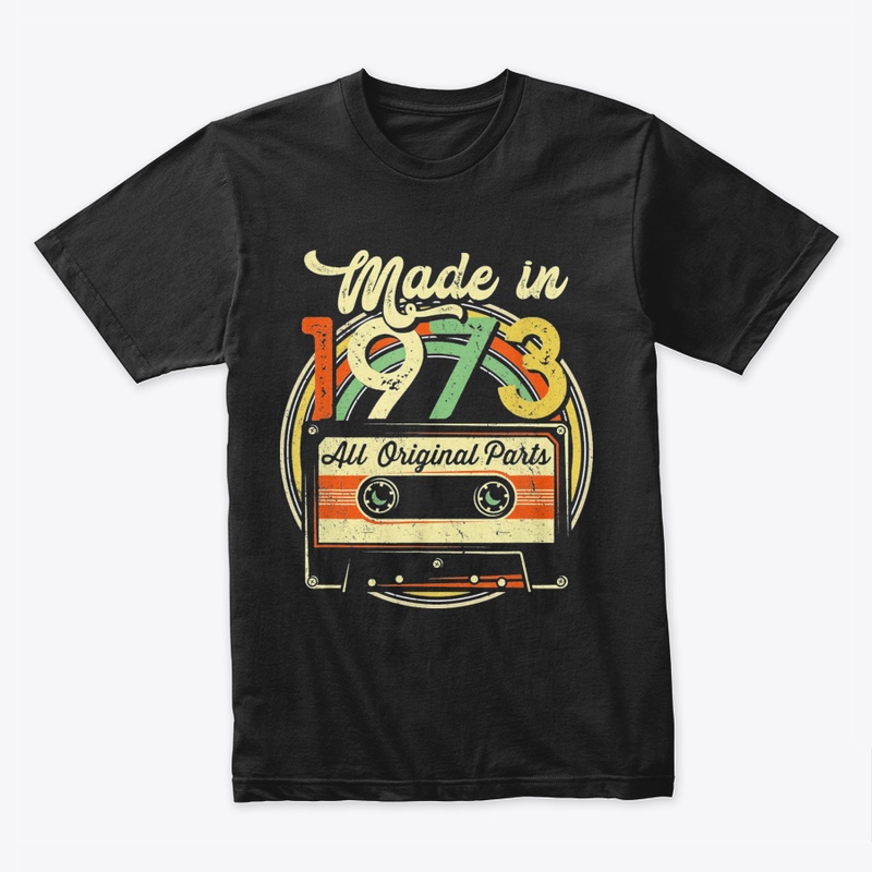 Made In 1973 48Th Birthday Cassette Tape