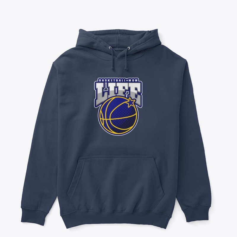 Basketball Mom Life Blue/Gold