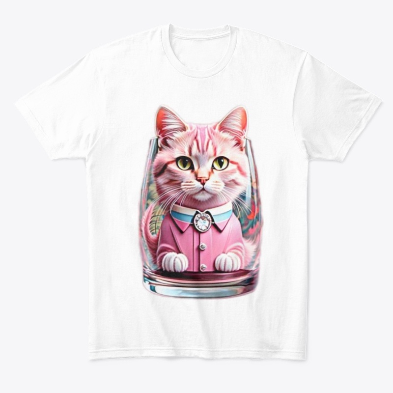 Whiskers and Pink Wonders Tee
