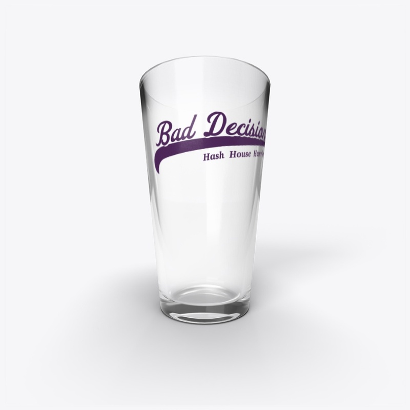 Purple Pint Glass