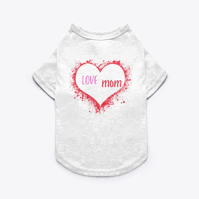 Love Mom coeur